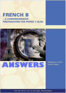 IB法语B教材下载《French B: A Comprehensive Preparation for Paper 1 HL/SL》