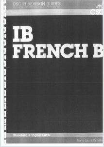 IB法语B教材下载《OSC IB Revision Guides: IB French B Standard & Higher Level》