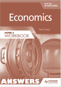 IB经济学教材下载《Economics Paper 3 Workbook IB Diploma Programme》