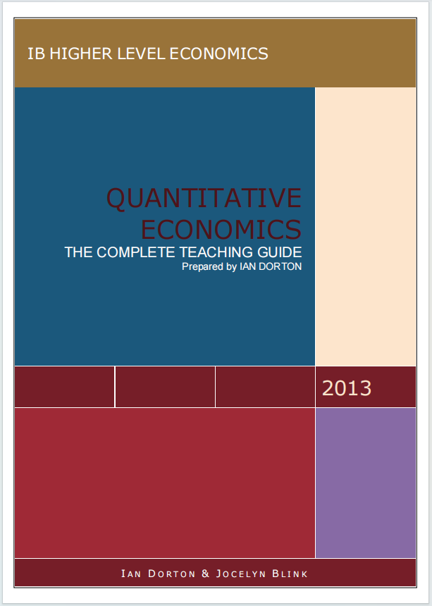 IB经济学教材下载《Quantitative Economics: The Complete Teaching Guide》