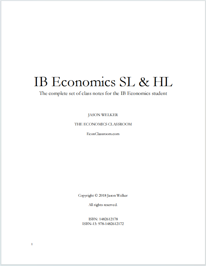 IB经济学教材下载《IB Economics SL & HL Class Notes》