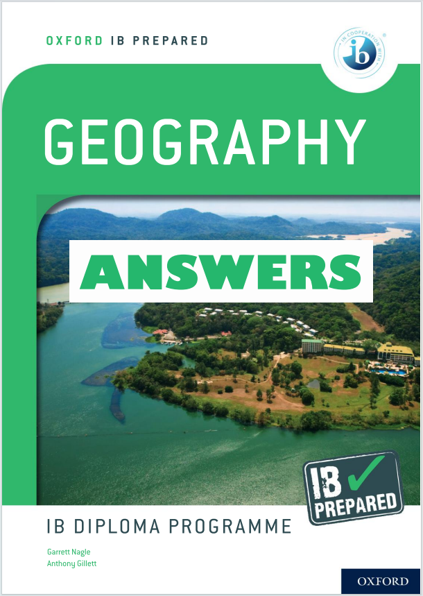 IB地理学教材下载《Oxford IB Prepared: Geography – Answers》