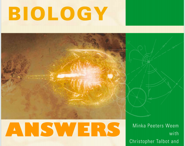 IB生物学教材下载《Biology - ANSWERS - Peeters, Talbot and Mayrhofer - Third Edition - IBID 2008》