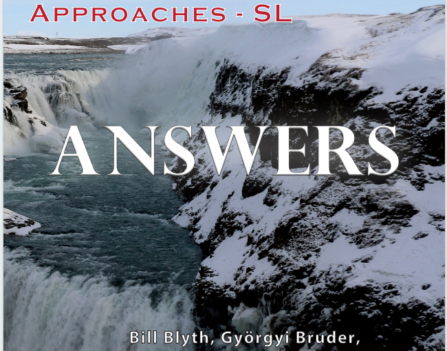 IB数学教材下载《Mathematics - ANSWERS - Analysis and Approaches SL - Sixth ...
